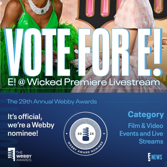 E! News Digital Is Nominated for a Webby Award: How to Vote